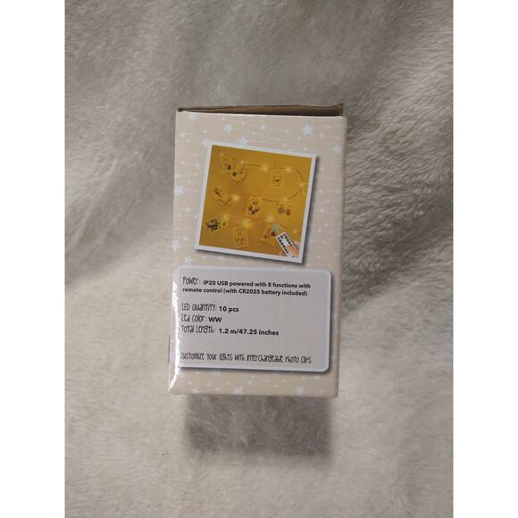 ZSJWL 1.2m/47.25in. Short Curtain Lights with 8 Hook for Small Windows, 96 LED - Picture 4 of 4